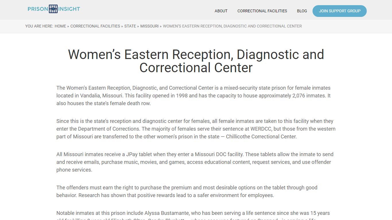 Women’s Eastern Reception, Diagnostic and Correctional Center